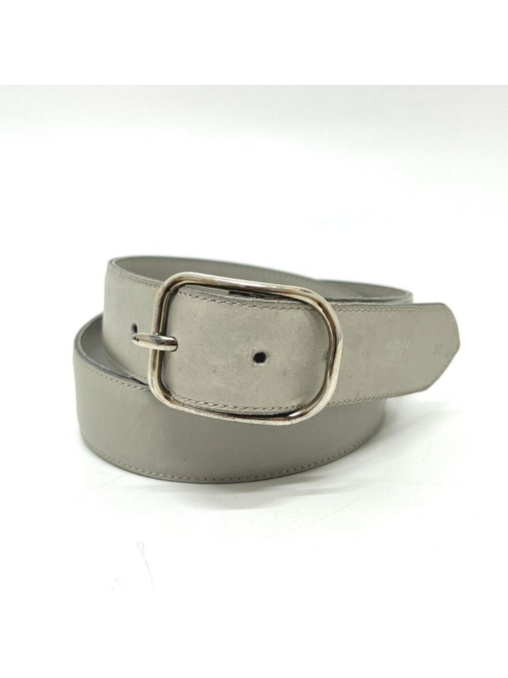 Hermes Belt Sarto Box Calf Gray